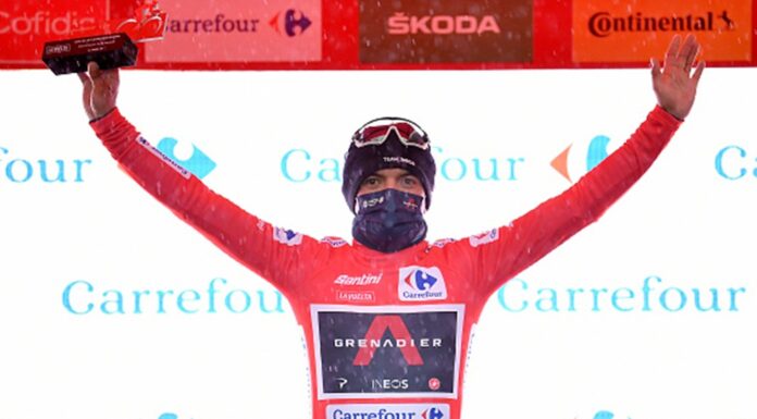 Richard Carapaz alcanza el premio ‘gordo’ de la Vuelta a España