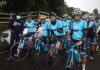 Ciclistas del equipo Richard Carapaz se alistan para la Vuelta a la Juventud