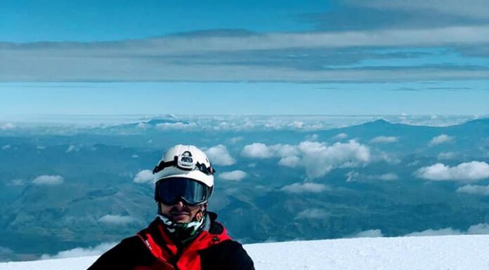 Bailó con el maillot de ‘Richie’ en el Chimborazo