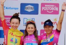 Miryam terminó en el podio en Colombia