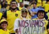 Ecuador termina en cuarto lugar las eliminatorias a Catar