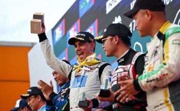 Piloto ibarreño conquistó podio en Corea